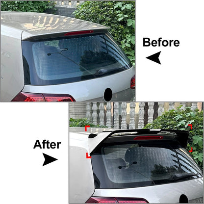Rear Window Roof Spoiler Wing For VW Golf MK7 MK7.5 Standard Version 2013-2021