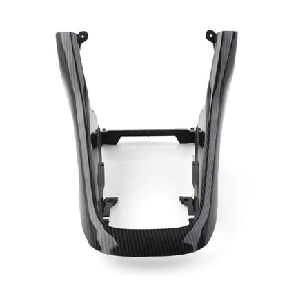 1x Front Console Cover Surround Trim For VW Golf MK6 2009-14 Carbon Fiber Black