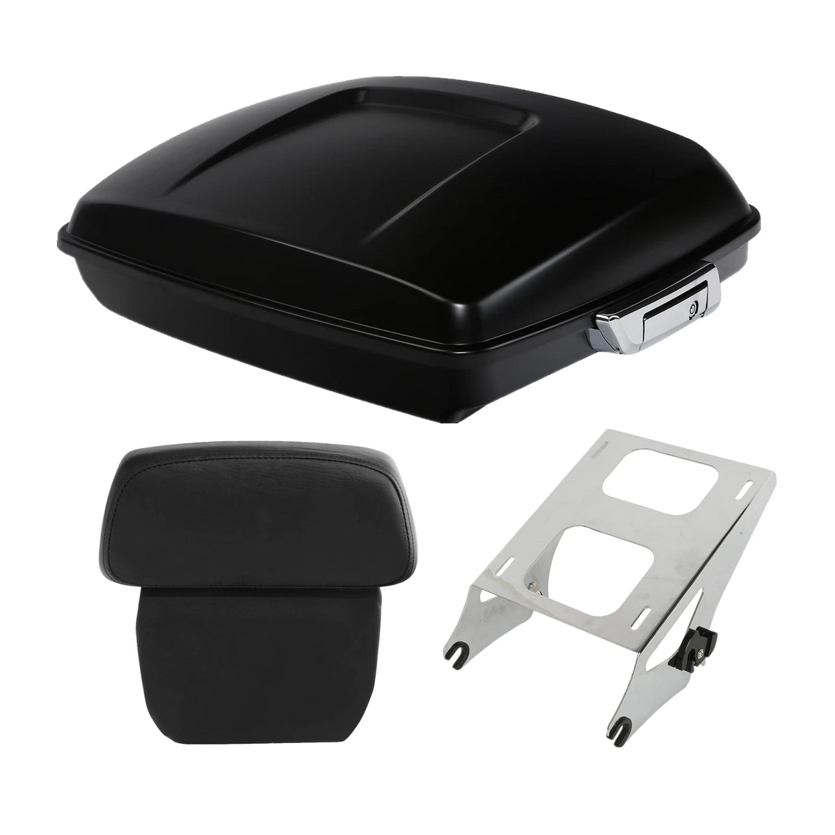 Razor Trunk Backrest Mount Rack Fit For Harley Touring 2014-2025 18 Black Denim