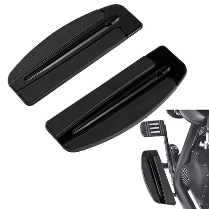Slipstream Rider Floorboard Footboard Inserts For Harley Street Road Glide 86-Up