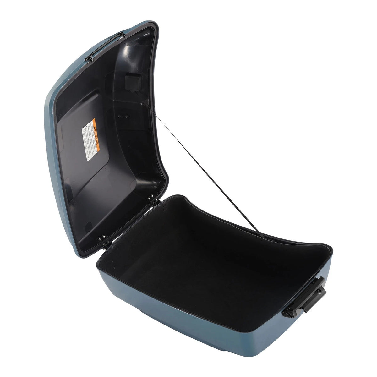 King Trunk Fit For HarleyTouring Street Glide 2014-2025 Sharkskin Blue Firestorm