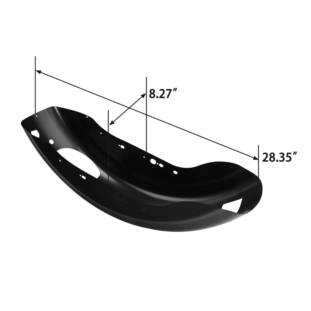 Rear Fender Fit For Harley Sportster XL883 XL1200 Custom 2007-2009 2008 Black