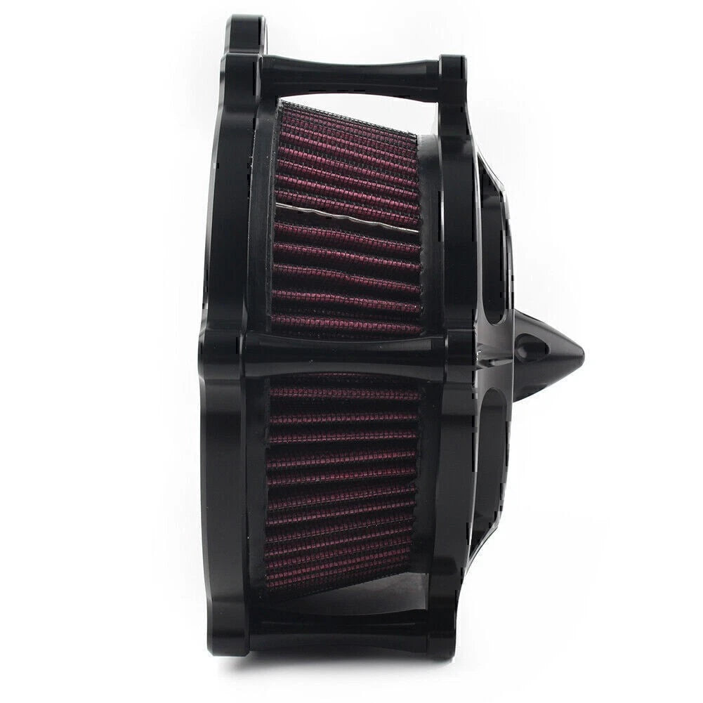 Turbine Air Cleaner Spike Intake Filter For Harley Softail 1993-15 Touring Dyna