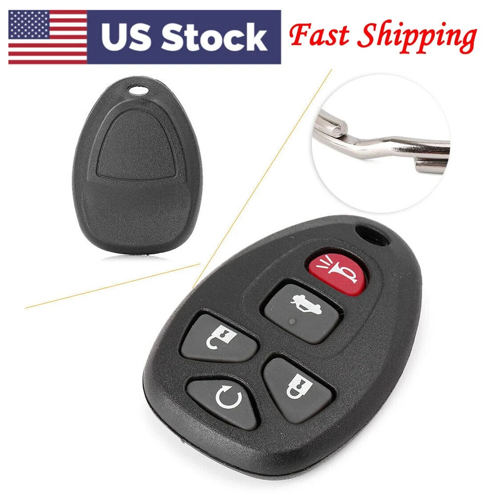 5 Buttons Remote Key Fob Case Shell for Chevrolet Malibu Pontiac G6 KOBGT04A US