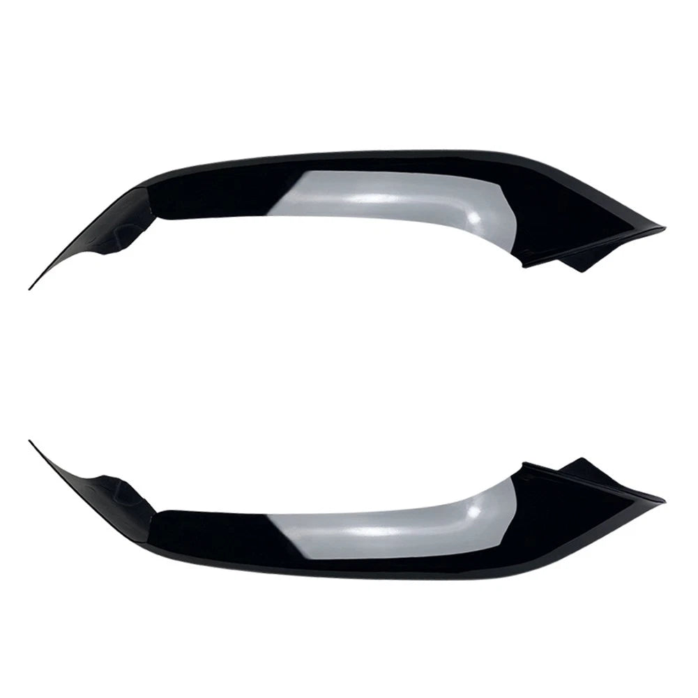 Front Bumper Splitter Lip Canard For BMW 5 Series G30 G31 M Sport 2017-20 Black