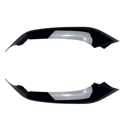 Front Bumper Splitter Lip Canard For BMW 5 Series G30 G31 M Sport 2017-20 Black