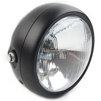 5.75" Retro Headlight Light Lamp Fit For Harley Dyna FXDL Softai Sportster White