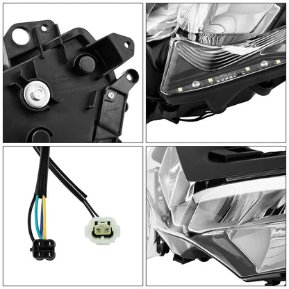 LED Front Headlight Lamp Assembly Fit For KAWASAKI ZZ900 2020-2024 2021 2022 23