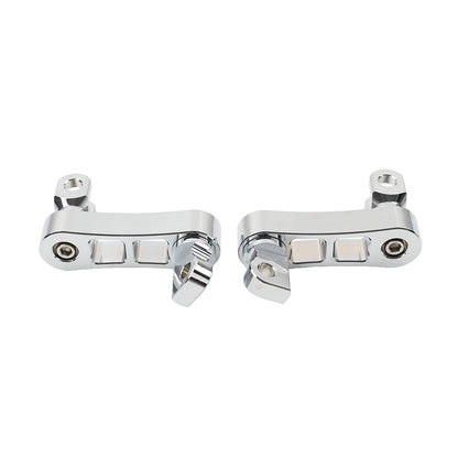 Foot Peg Mount Extensions For Harley Sportster XL883 XL1200 Softail Dyna Chrome