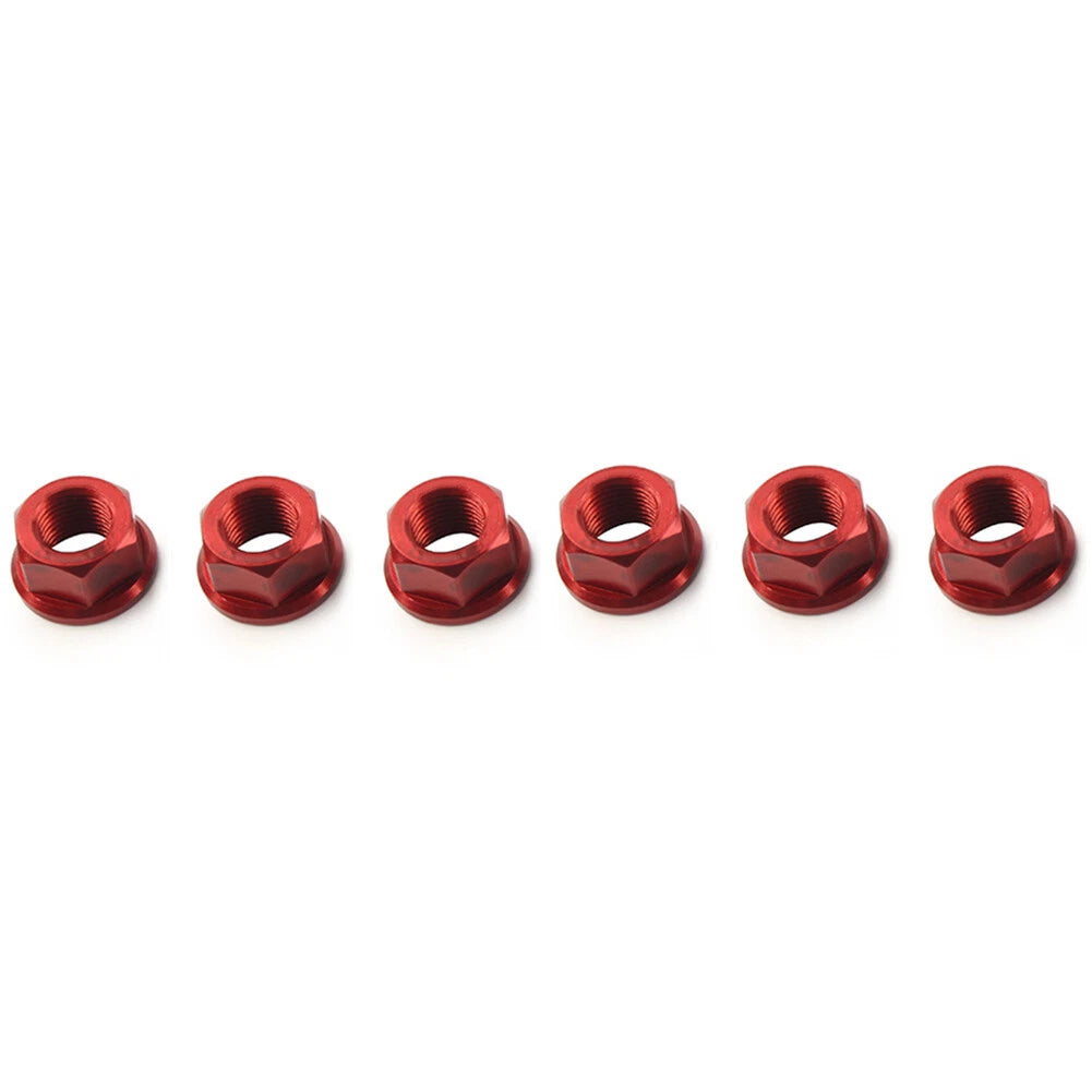M10*1.0 Rear Sprocket Nuts For Ducati Streetfighter Panigale V4 S Speciale Red