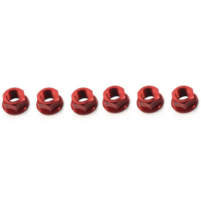M10*1.0 Rear Sprocket Nuts For Ducati Streetfighter Panigale V4 S Speciale Red