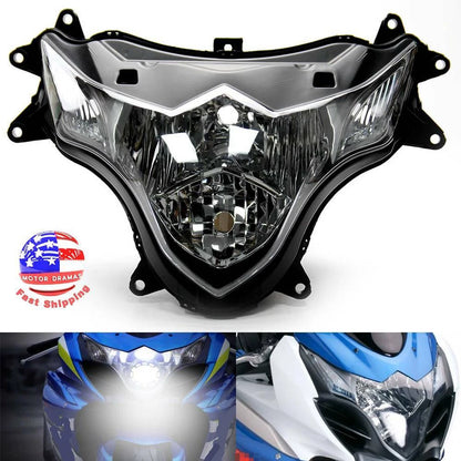 Black Front Headlight Headlamp Head Light Fit For Suzuki GSXR1000 K9 2009-2017