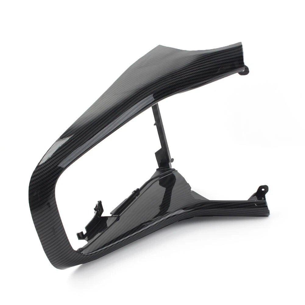 1x Front Console Cover Surround Trim For VW Golf MK6 2009-14 Carbon Fiber Black