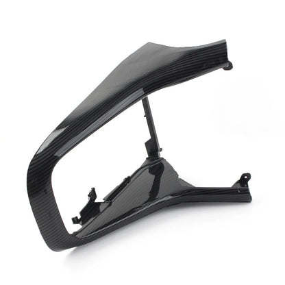 1x Front Console Cover Surround Trim For VW Golf MK6 2009-14 Carbon Fiber Black
