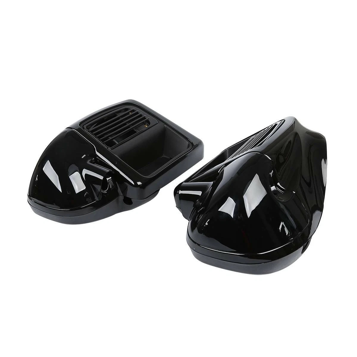 Black Lower Vented Fairing &Water-Cooled Fit For Harley Touring Road Glide 14-24