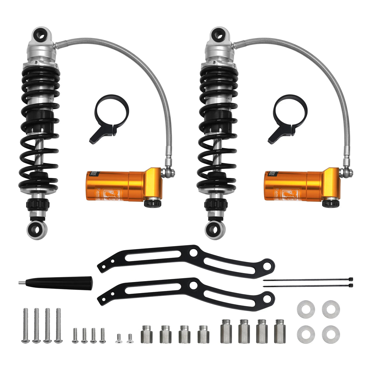 Remote Reservoir Rear Suspensions Shocks For Harley Street Road Glide 2014-2024