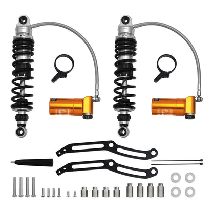 Remote Reservoir Rear Suspensions Shocks For Harley Street Road Glide 2014-2024