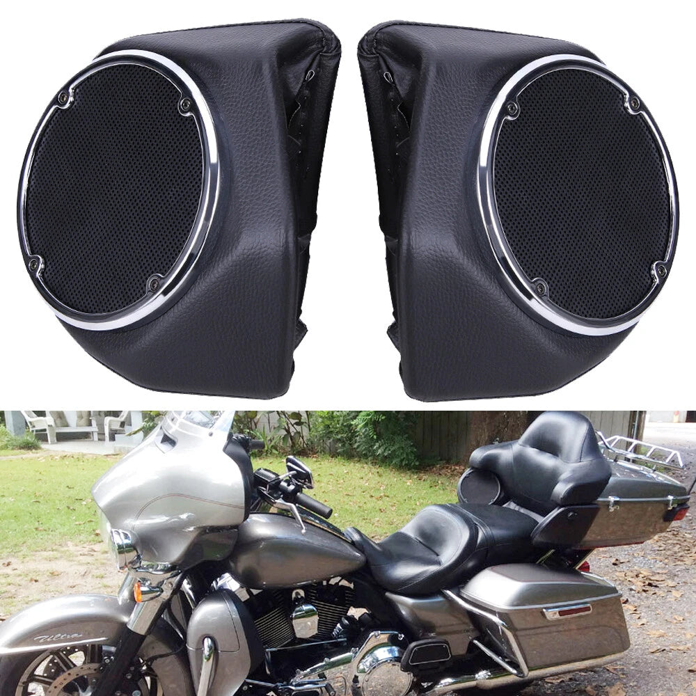 King Trunk 6.5'' Rear Speaker Pods Fits For Harley Tour Pak Electra Glide 14-23