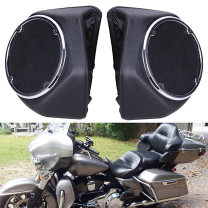 King Trunk 6.5'' Rear Speaker Pods Fits For Harley Tour Pak Electra Glide 14-23