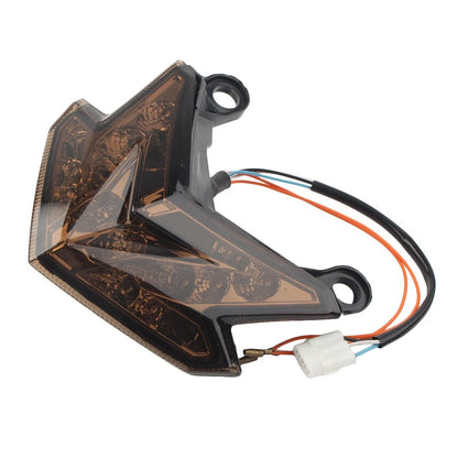 ILED Turn Signal Taillight Tail Lamp Fit KAWASAKI Z125 Z800 ZX-6R NINJA US Black