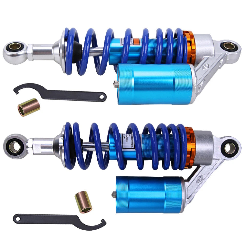Pair 11" 280mm Air Shock Absorbers Suspension Universal Motorcycle ATV Dirt Bike
