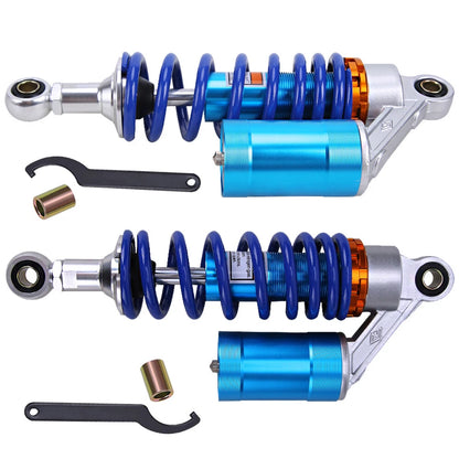 Pair 11" 280mm Air Shock Absorbers Suspension Universal Motorcycle ATV Dirt Bike