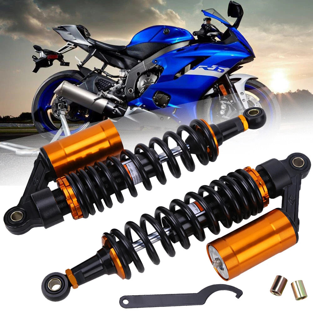 13.5" 340mm Motorcycle Gokart ATV Rear Air Shock Absorbers Gas Suspension Damper