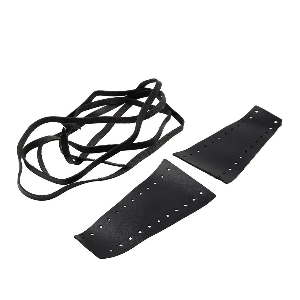 Black Motorcycle Brake Clutch Levers Cover Protector Leather Cover For Harley
