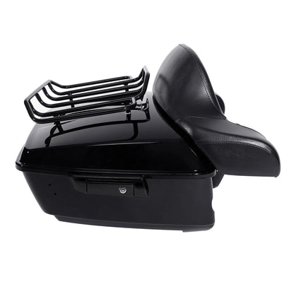 Black King Trunk Pad Mount Rack Docking Kit Fit For Harley Touring 2014-Up 2024
