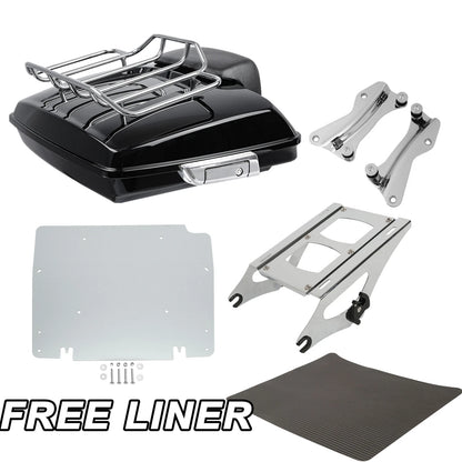 Razor Trunk Pad Rack Mount Plate Docking Fit For Harley Touring Road Glide 14-Up