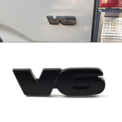V6 3D Tailgate Emblem Badge Overlays Fit For Toyota Tacoma 4Runner Tundra