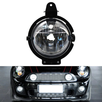 1PCS Black Front Bumper Fog Light Lamp For BMW Mini Cooper 2006-up
