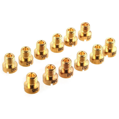 12pcs 5mm Carburetor Carb Main Jets Replacement Fit #45-#72 Dellorto sha phbg US