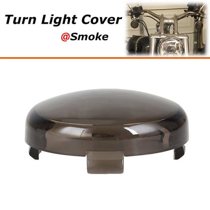 4PCS Plastic Smoke Turn Signal Light Lens Covers Fit for Harley Electra Glide US