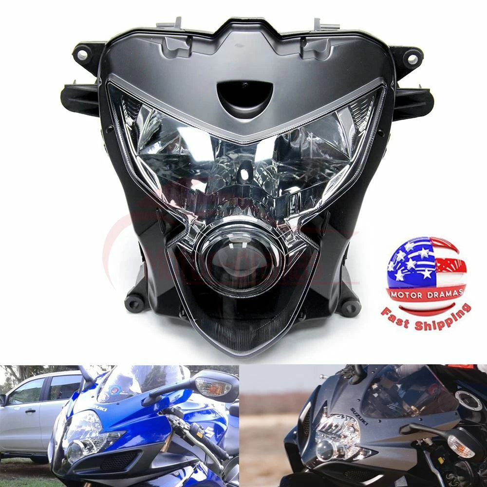 Front Headlight Head light Lamp Assembly For Suzuki GSXR600 GSXR750 2004-2005 K4