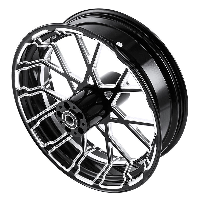 18'' Rear Wheel Rim Hub Disc & Belt Pulley Fit For Harley Electra Glide 1997- 20