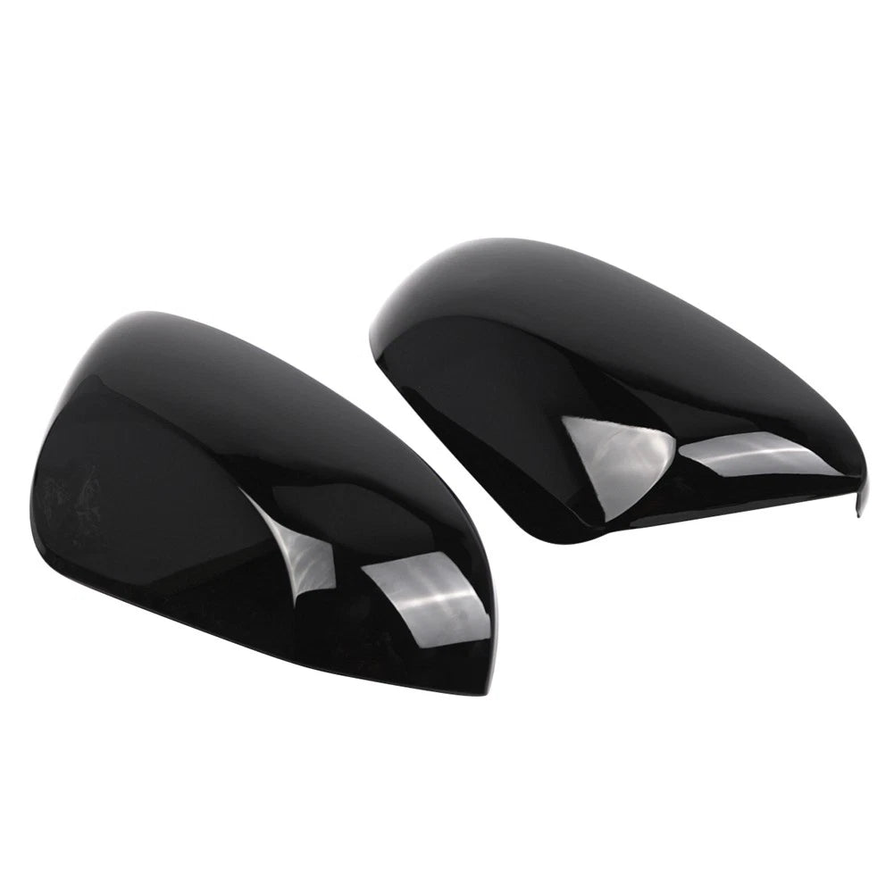 Side Door Rearview Upper Mirror Cover Cap Glossy Black For Toyota Corolla 19-25