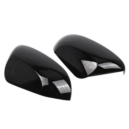 Side Door Rearview Upper Mirror Cover Cap Glossy Black For Toyota Corolla 19-25