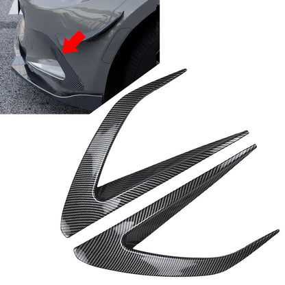 Front Bumper Side Air Vent Trims For Mazda MX-5 ND Miata 2016-2025 Carbon Fiber