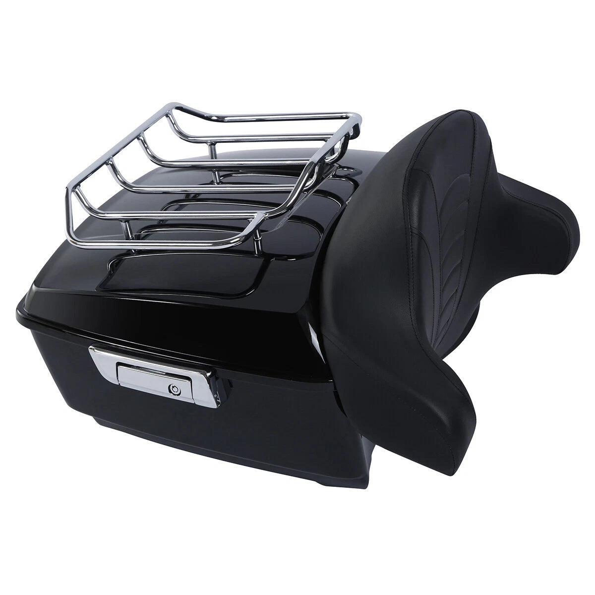 King Trunk Backrest Top Rack Plate Fit For Harley Street Glide 2014-Up