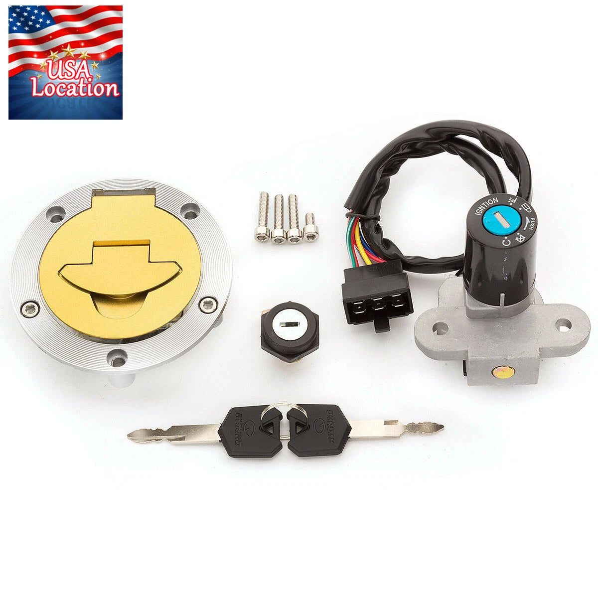 For Ducati ST4 2000-2002 ST2 1998-2003 Ignition Switch Fuel Gas Cap Tank Lock