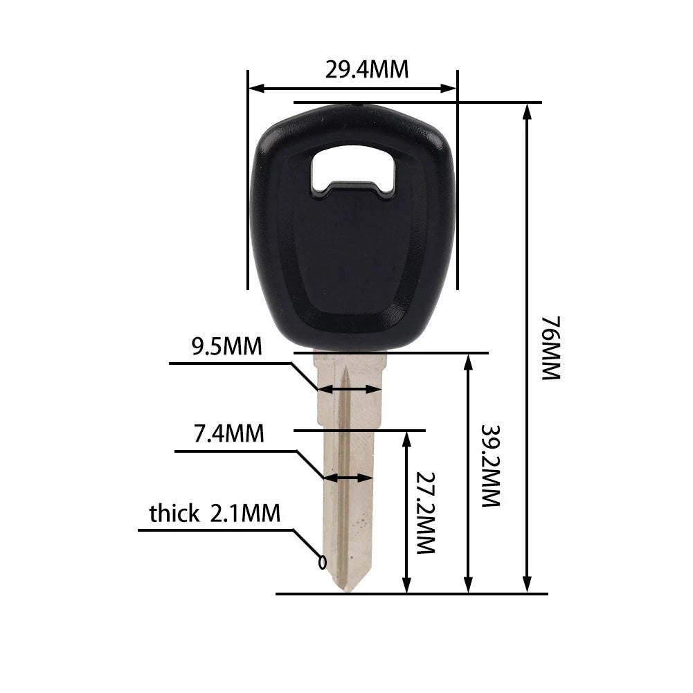 Motorcycle Blank Uncut Key Blade Fit Harley XG500 XG750 XG750A 2017-2020 Black