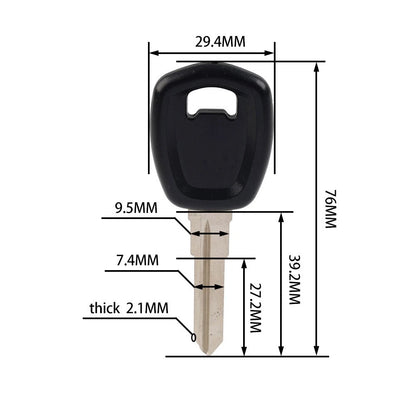 Motorcycle Blank Uncut Key Blade Fit Harley XG500 XG750 XG750A 2017-2020 Black