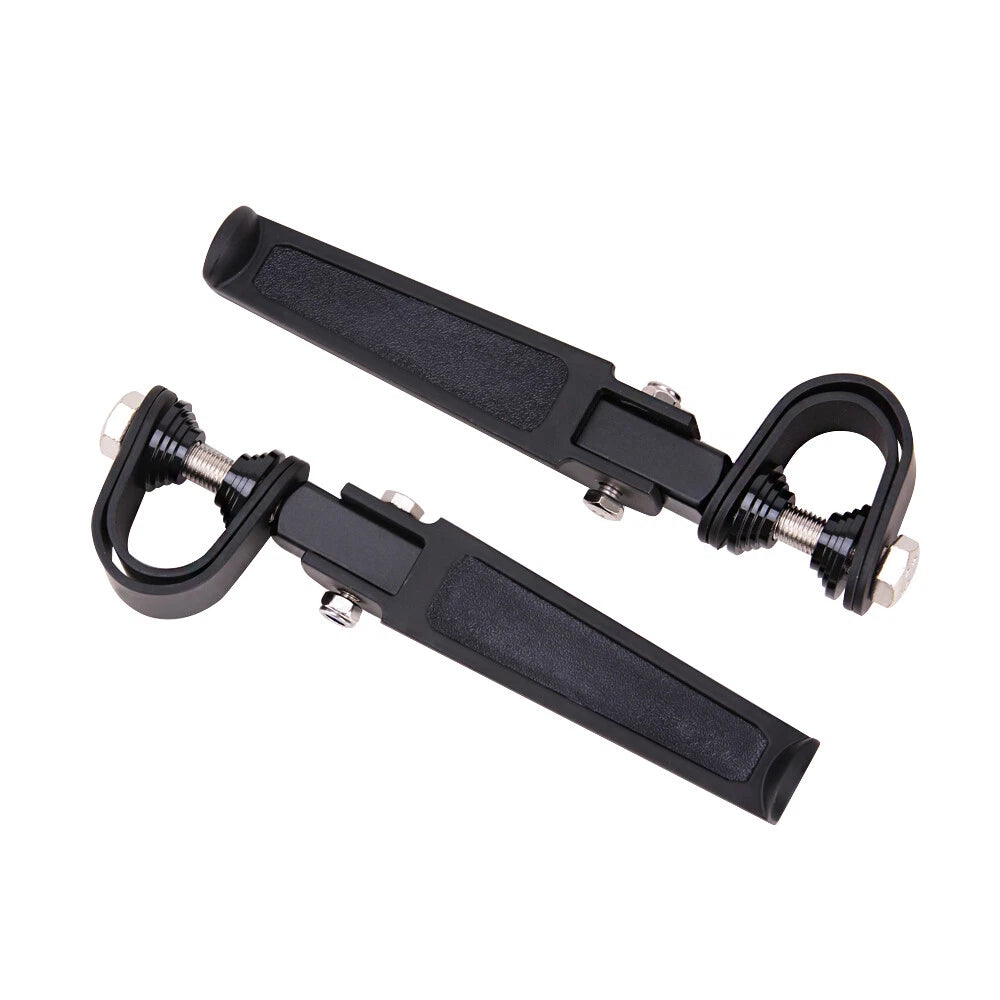 1"~ 1-1/4" 1.25" Engine Guard Crash Bar U-clamp Foot Pegs For Harley Motorcycle