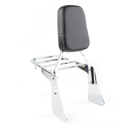 Backrest Sissy Bar Set w/ Luggage Rack Motor Fit Vulcan VN1500 Classic 1996-2008