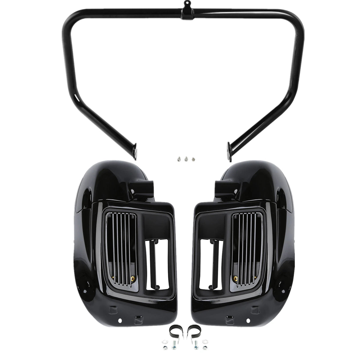 Lower Vented Fairings Water-Cooled Engine Guard For Harley Road Glide King 14-24