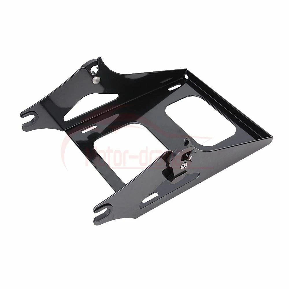 Two Up Tour Pack Mount Luggage Rack W/ Docking Hardware Kits For Harley Touring