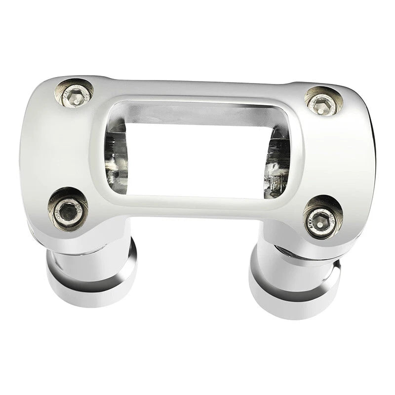 4" Handlebar Riser Clamp Kit Fit For Harley Breakout Street Bob 2018-24 1.25"Bar