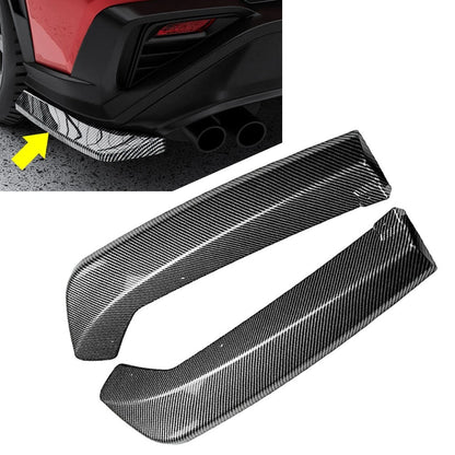 2pcs ABS Rear Bumper Lip Side Splitter Apron For Subaru WRX STI VB 2022+