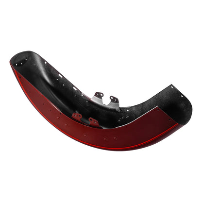 Front Fender Fit For Harley Touring Road King 2014-2024 23 Mysterious Red Sunglo
